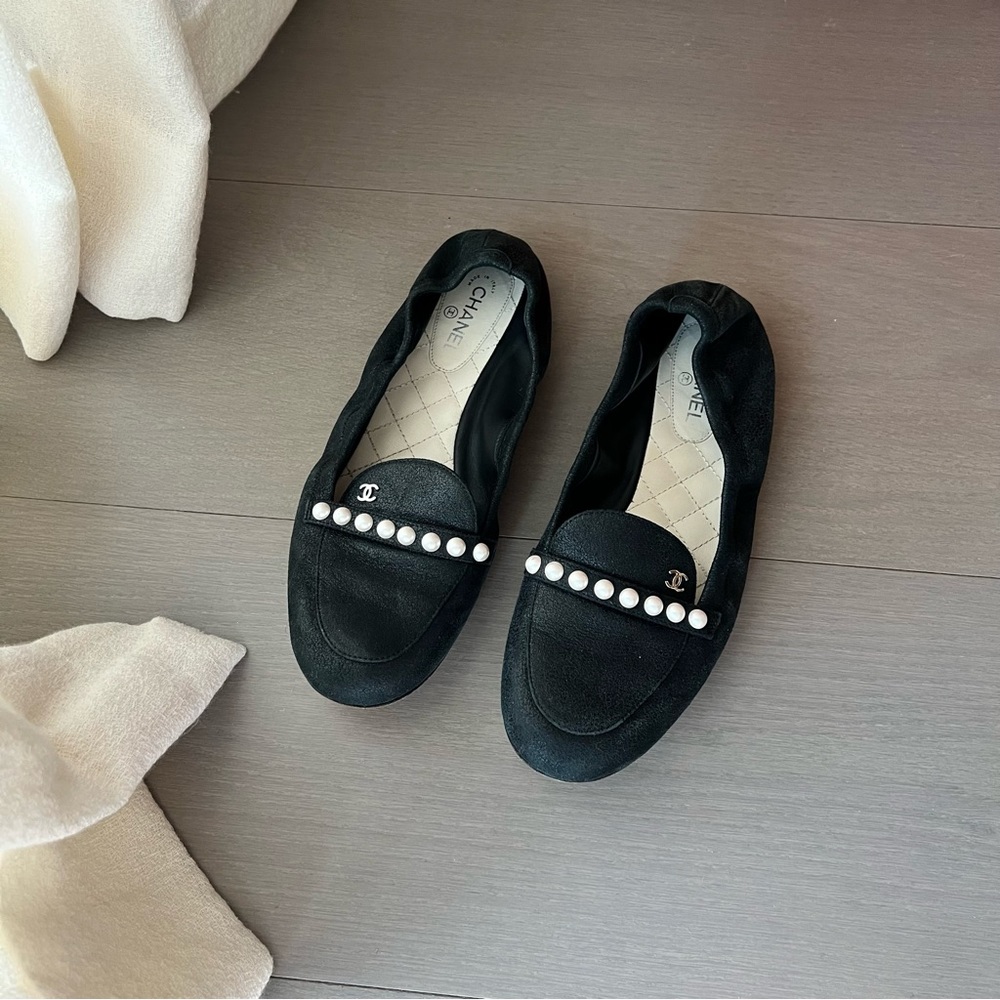 Chanel Pearl Loafers